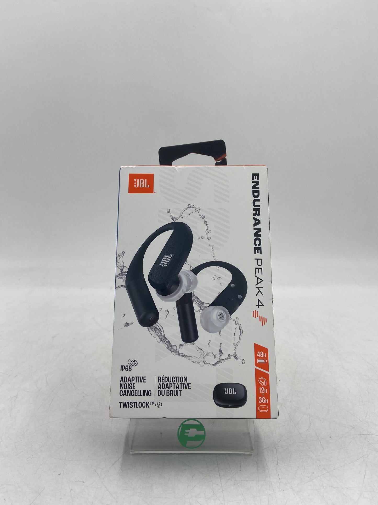 New JBL Endurance Peak 4 True Wireless Noise Cancelling Sport Earbuds JBLENDUPEAK4BLKGAM Black