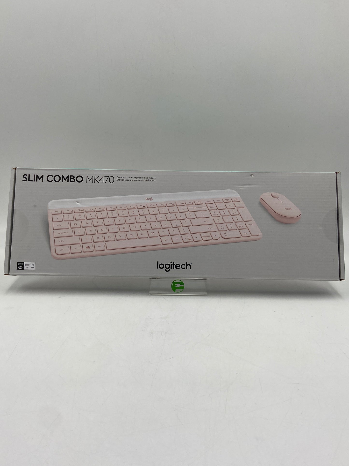 New Open Box Logitech SLIM COMBO Keyboard and Mouse Combo MK470