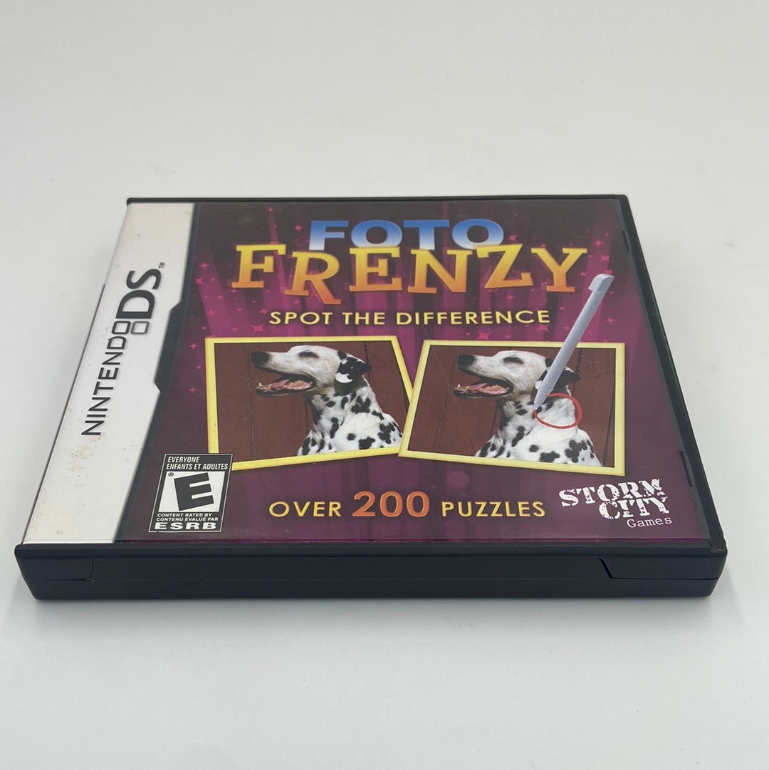 Foto Frenzy: Spot the Difference (Nintendo DS, 2009) Includes Manual + Insert