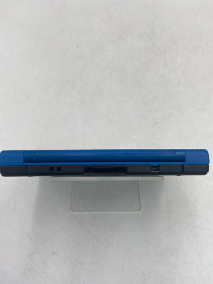 Broken Nintendo DSi XL Handheld Game Console Only UTL-001 Blue/Black- Yellow Top LCD Screen
