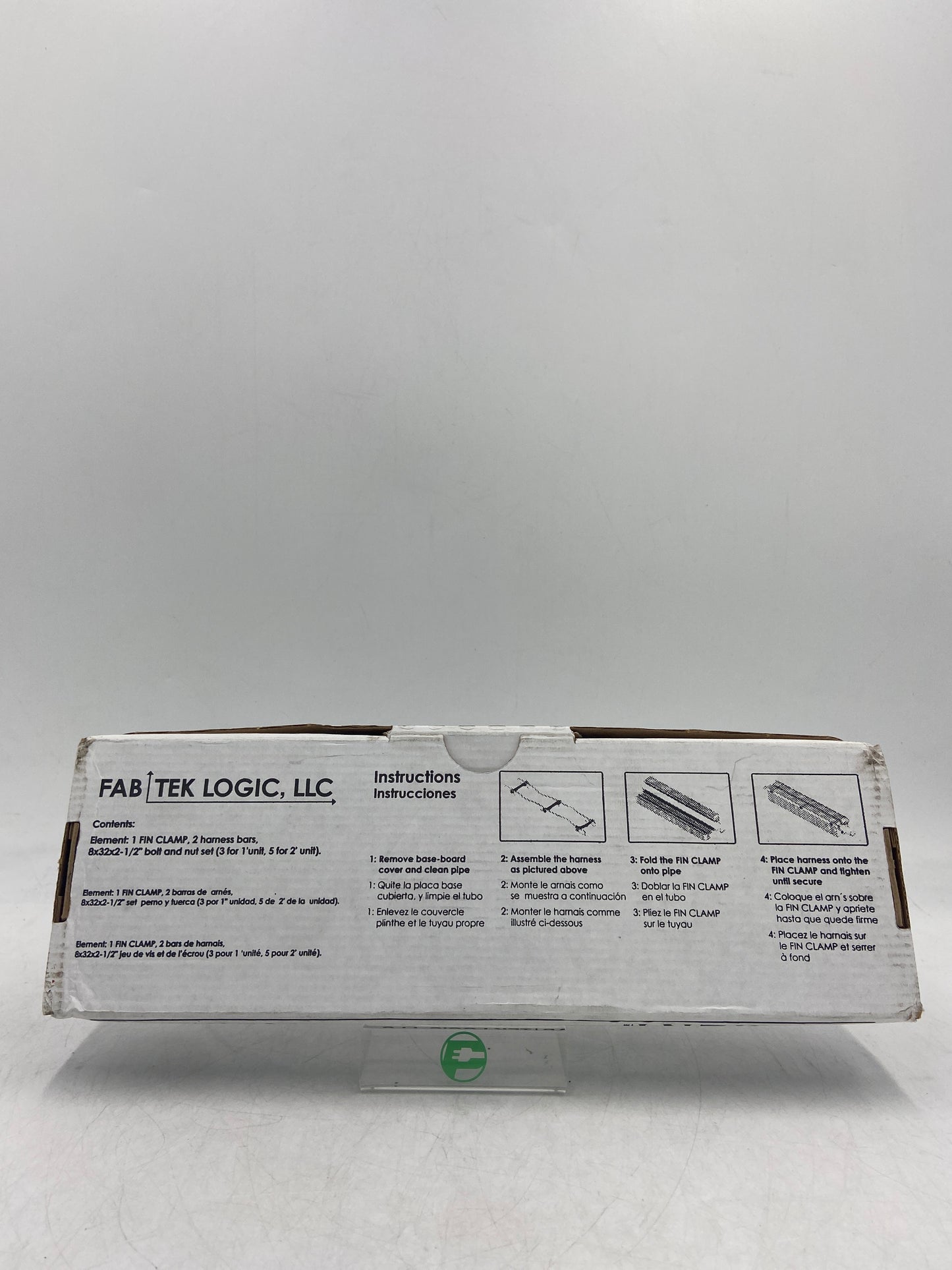 New FIN CLAMP ELEMENT 2-1/8" FIN Baseboard Piping Element 9.605.909 1 FT