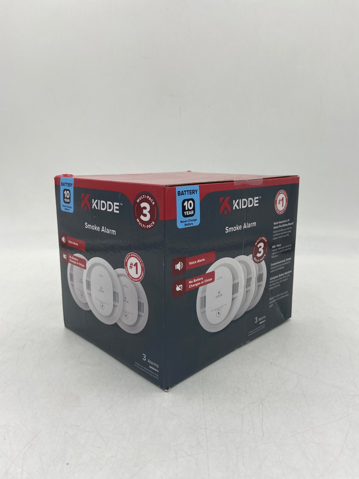 New Kidde Smoke Alarm Multipack (3-Pack) 10-Year Smoke Alarm 20SD10-V