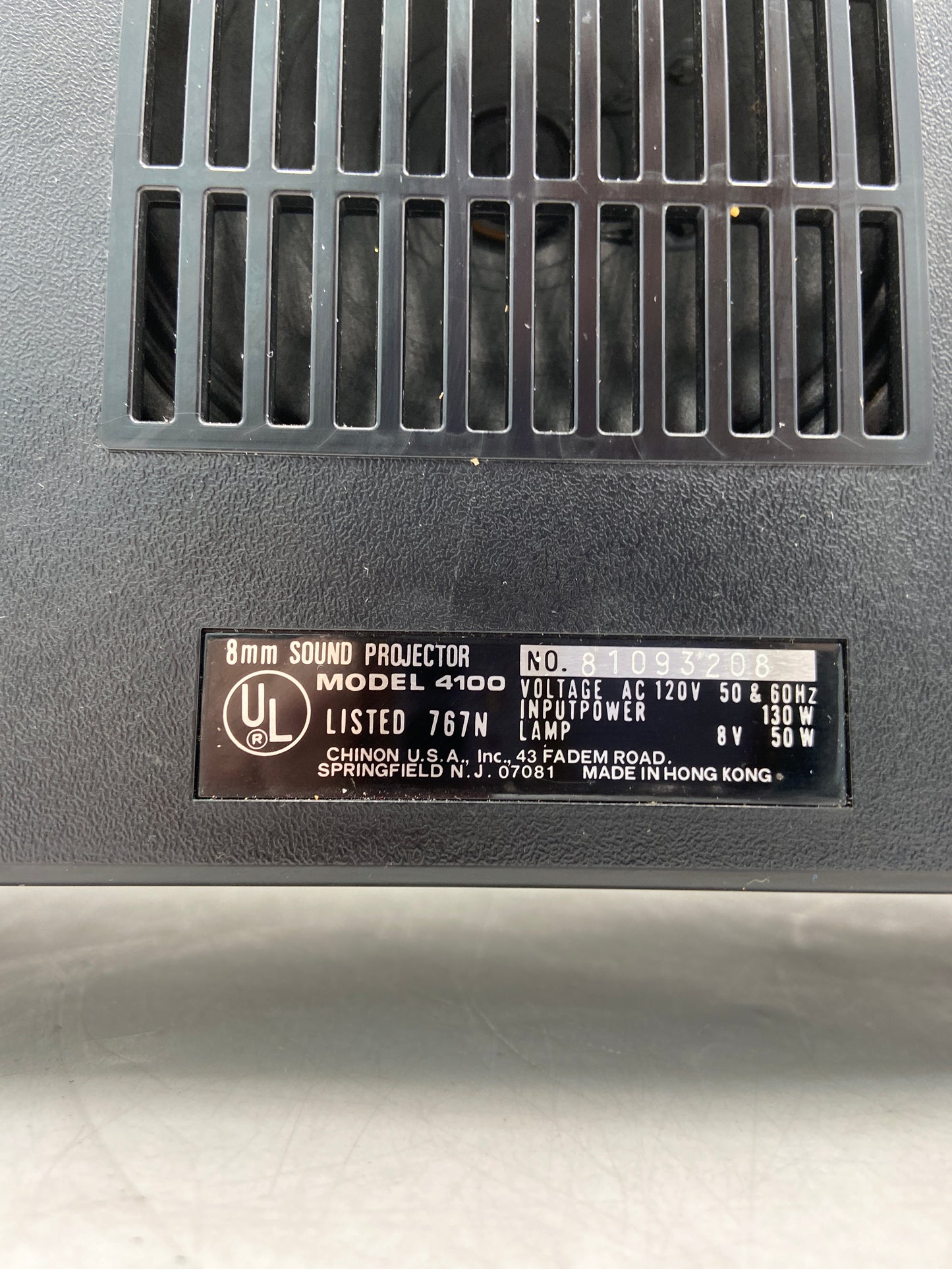 Chinon Sound 4100 AC 120V Projector 4100