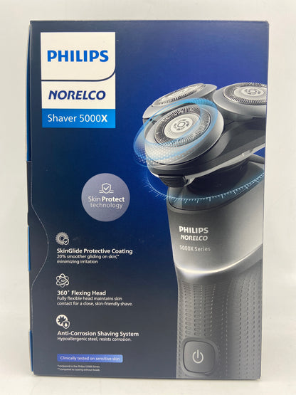 New PHILIPS NORELCO SHAVER 5000X WET/DRY SHAVER X5004/84