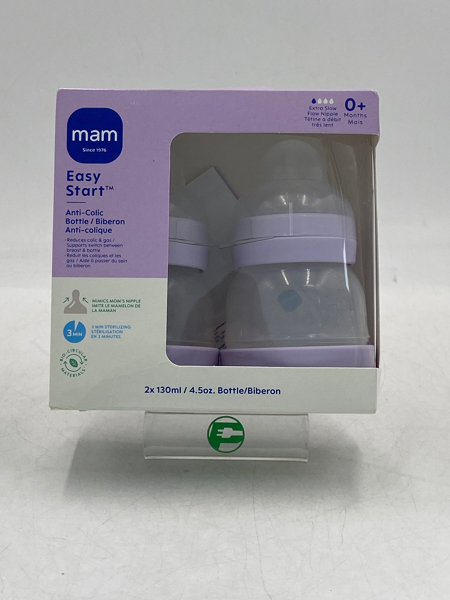 New Mam Easy Start Anti-Colic Extra Slow Bottle Baby Bottle for 0+ Months