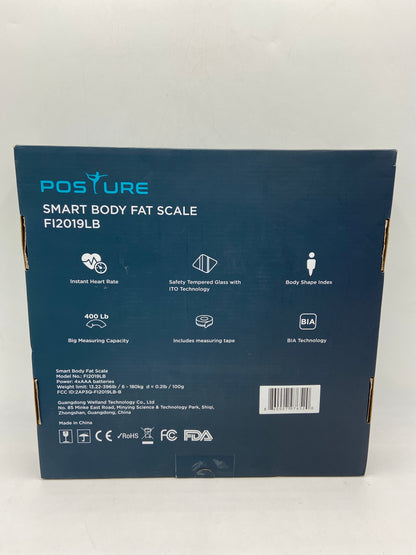 New POSTURE SMART BODY FAT SCALE FI2019LB