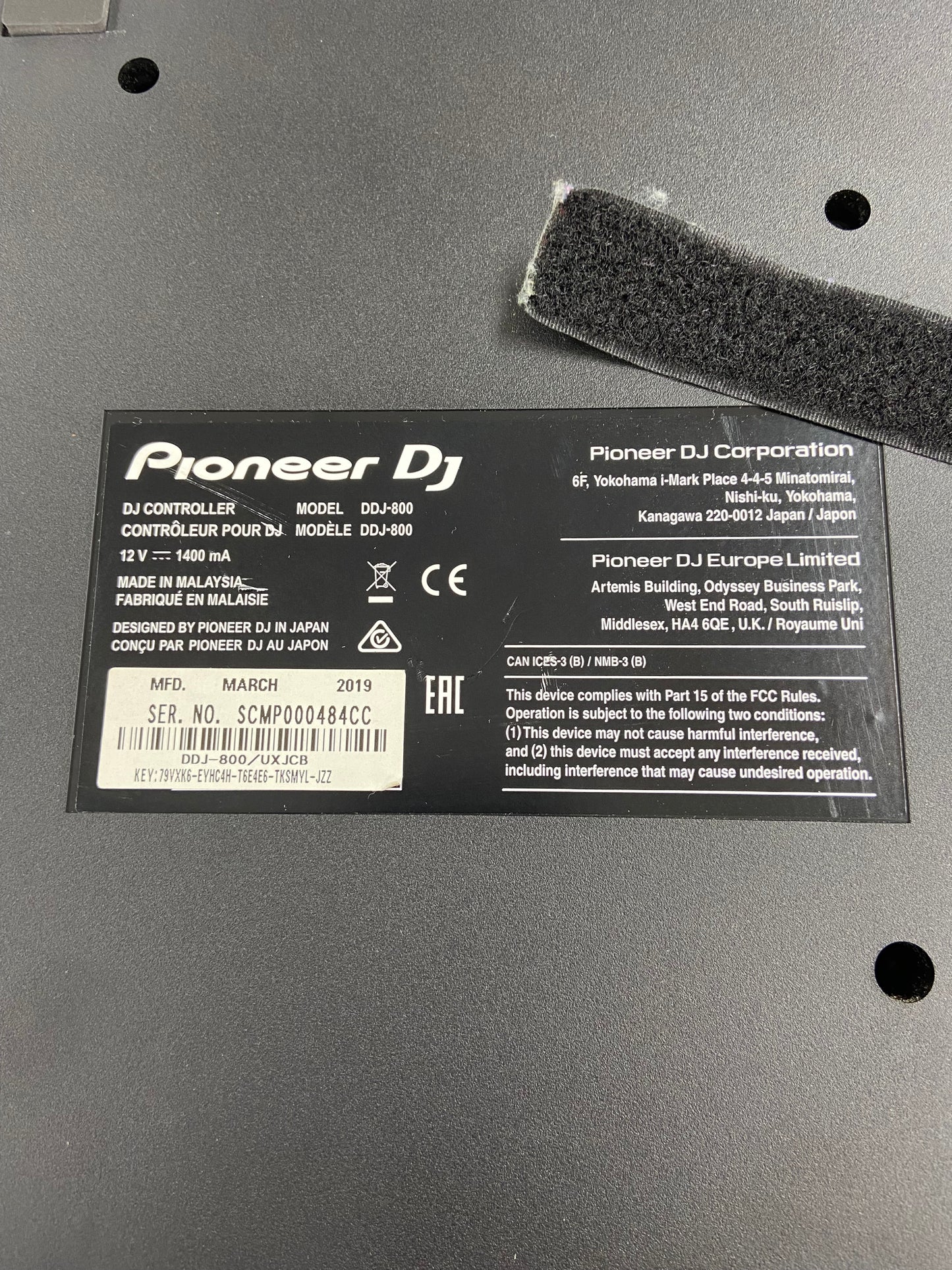 Pioneer DJ DDJ-800 2-channel DJ controller