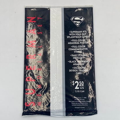 New DC Comics Superman Memorial Set Sleeve Package