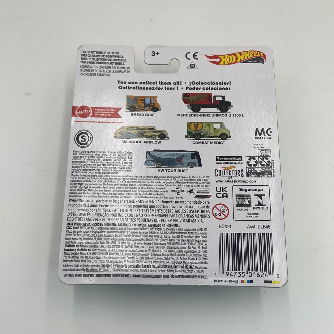 New Hot Wheels Premium Jurassic World Lot 1/5 3/5 5/5 DLB45