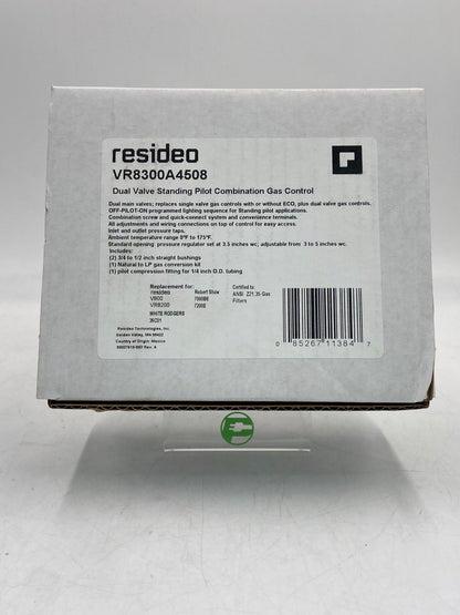 New Resideo Dual Valve Standing Pilot Combination Gas Control Gas Control Switch VR8300A300A4508