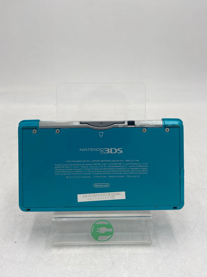 Nintendo 3DS Handheld Game Console Only CTR-001 Aqua Blue