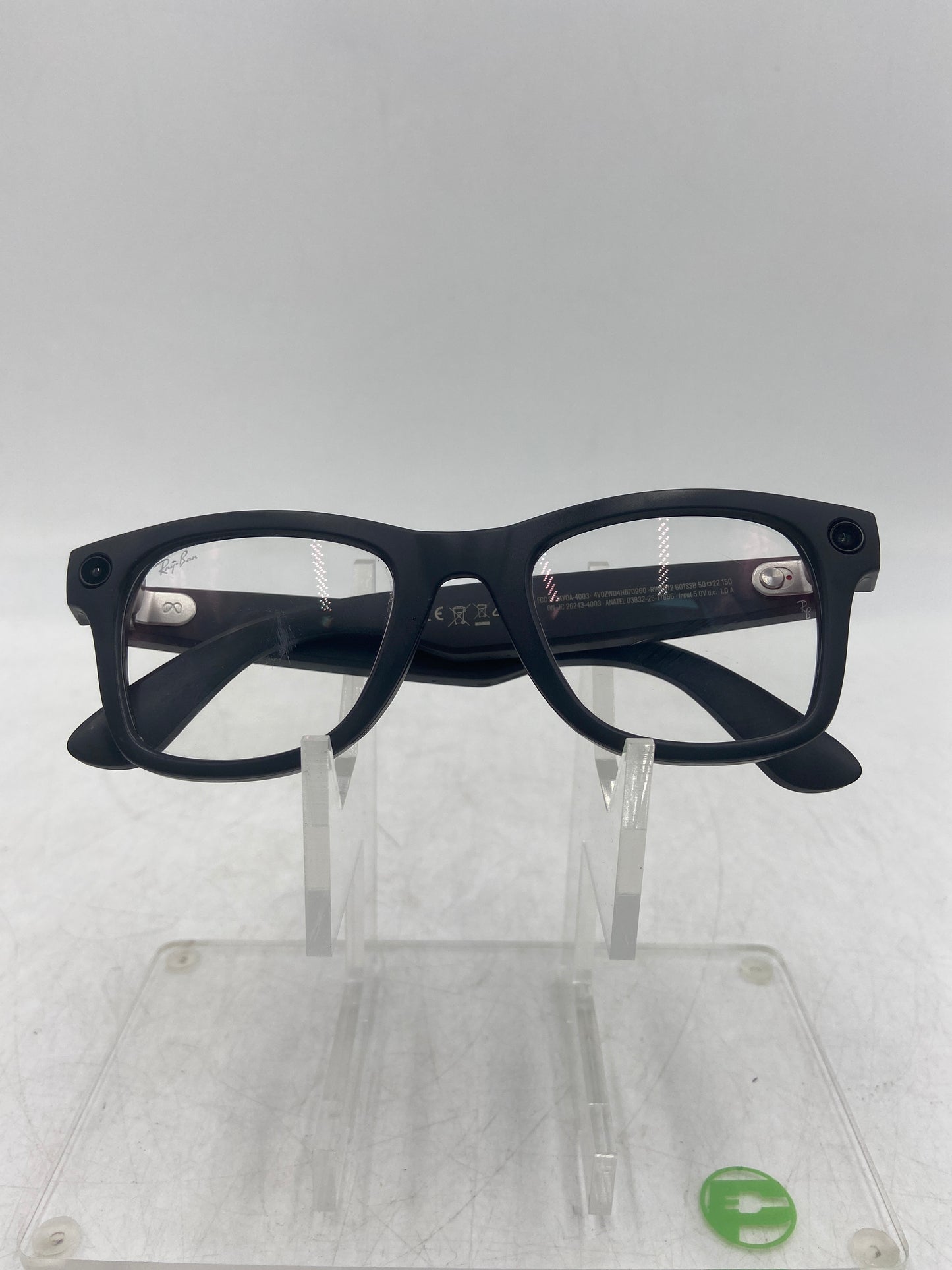 Meta Ray-Ban Gen 2 Black Transparent Lens Smart Glasses RW4012 Missing Screw