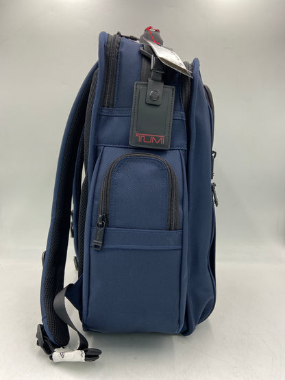 New Tumi 17" Backpack Ballistic Nylon & Leather Navy Backpack 146826-1596