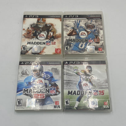 Lot of 4 Sony PlayStation 3 PS3 Madden Games Bundle