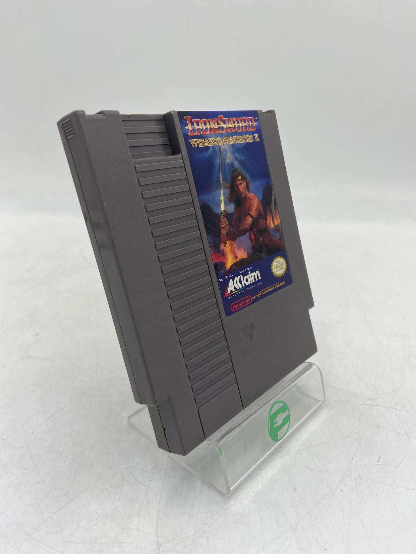 Iron Sword Wizards and Warriors II (NES, 1985) Video Game Cartridge