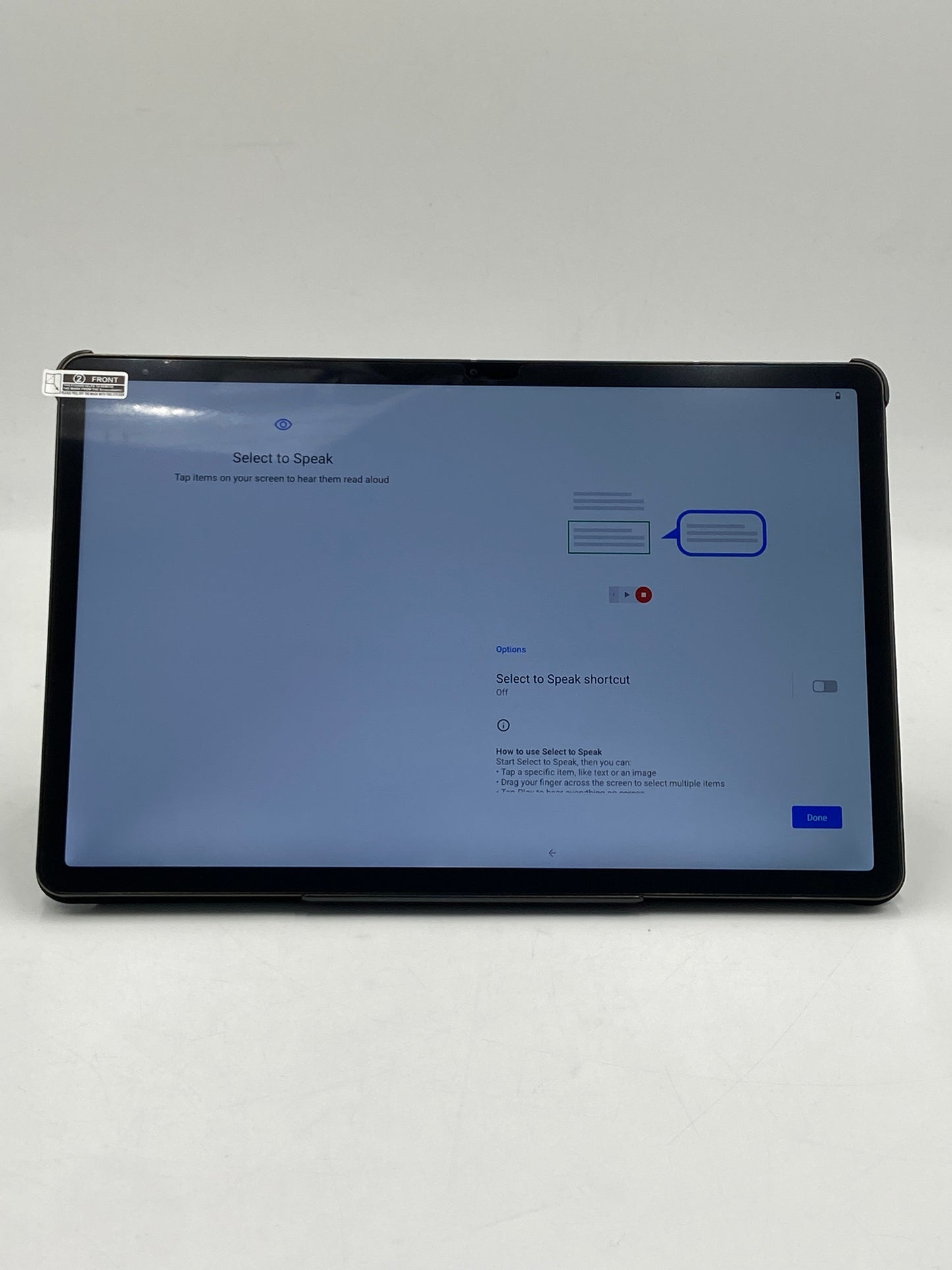 Used DOOGEE Black Tablet T30 MAX