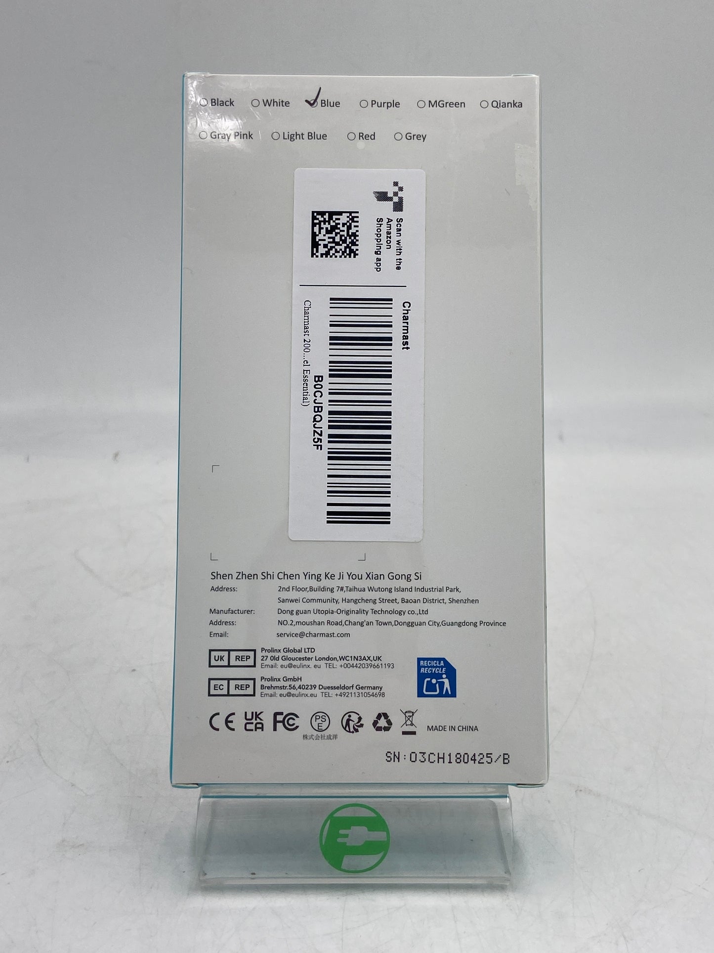 New Charmast Powerbank 20000 mAh Blue Powerbank C2065