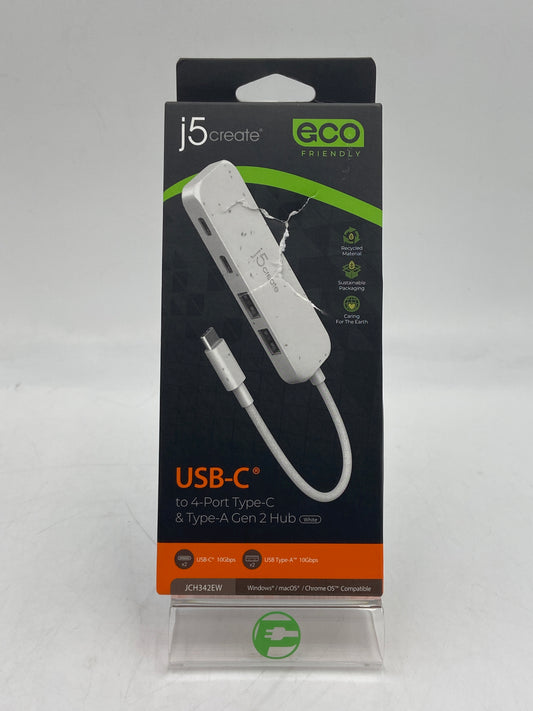 New j5 create USB-C USB-C to 4Type-c & Type A Gen 2 Hub JCH342EW