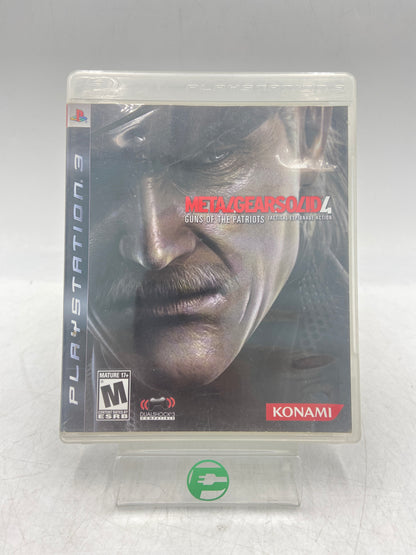 Metal Gear Solid 4 Guns of the Patriots (Sony PlayStation 3 PS3, 2008)