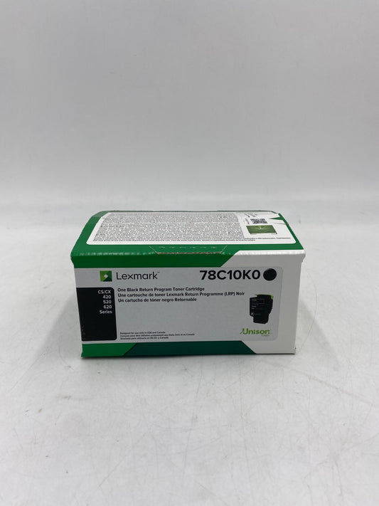 New Lexmark 78c10k0 Black Toner Cartridge