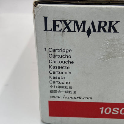 New Open Box Lexmark 10S0150 Black Toner Print Cartridge