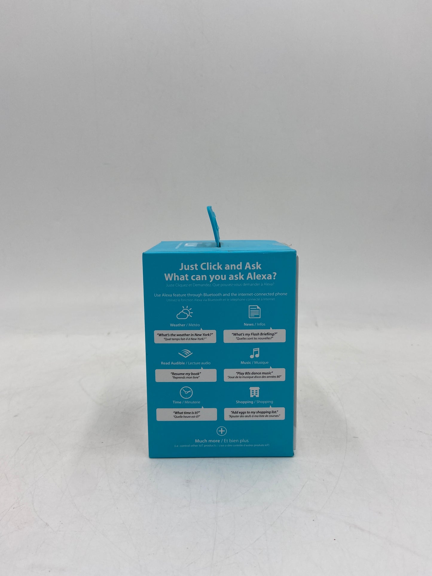 New Open Box ILUV Amazon Alexa Enabled Portable Speaker  AudClick2