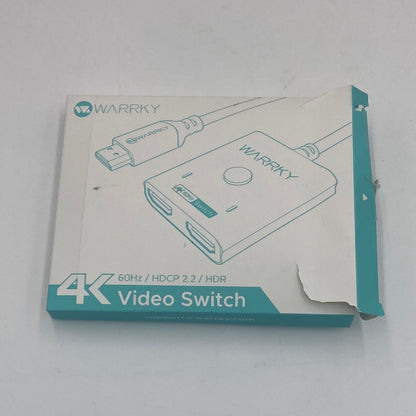 New Open Box Warrky 4k Video Switch Bidirectional Switch YT-US-H05