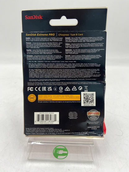 New extreme pro cfexpress type b card  512gb SD CARD