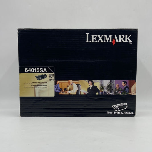 New Open Box Lexmark 64015SA Black Toner Print Cartridge