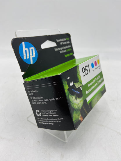 New HP 951 CR314FN Yellow, Cyan and Magenta Ink Cartridge