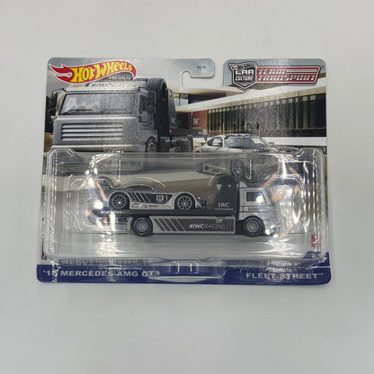 New Hot Wheels Team Transport MG Metro AMG GT3 Hydroplane Set 3/3 #47 #48 #49