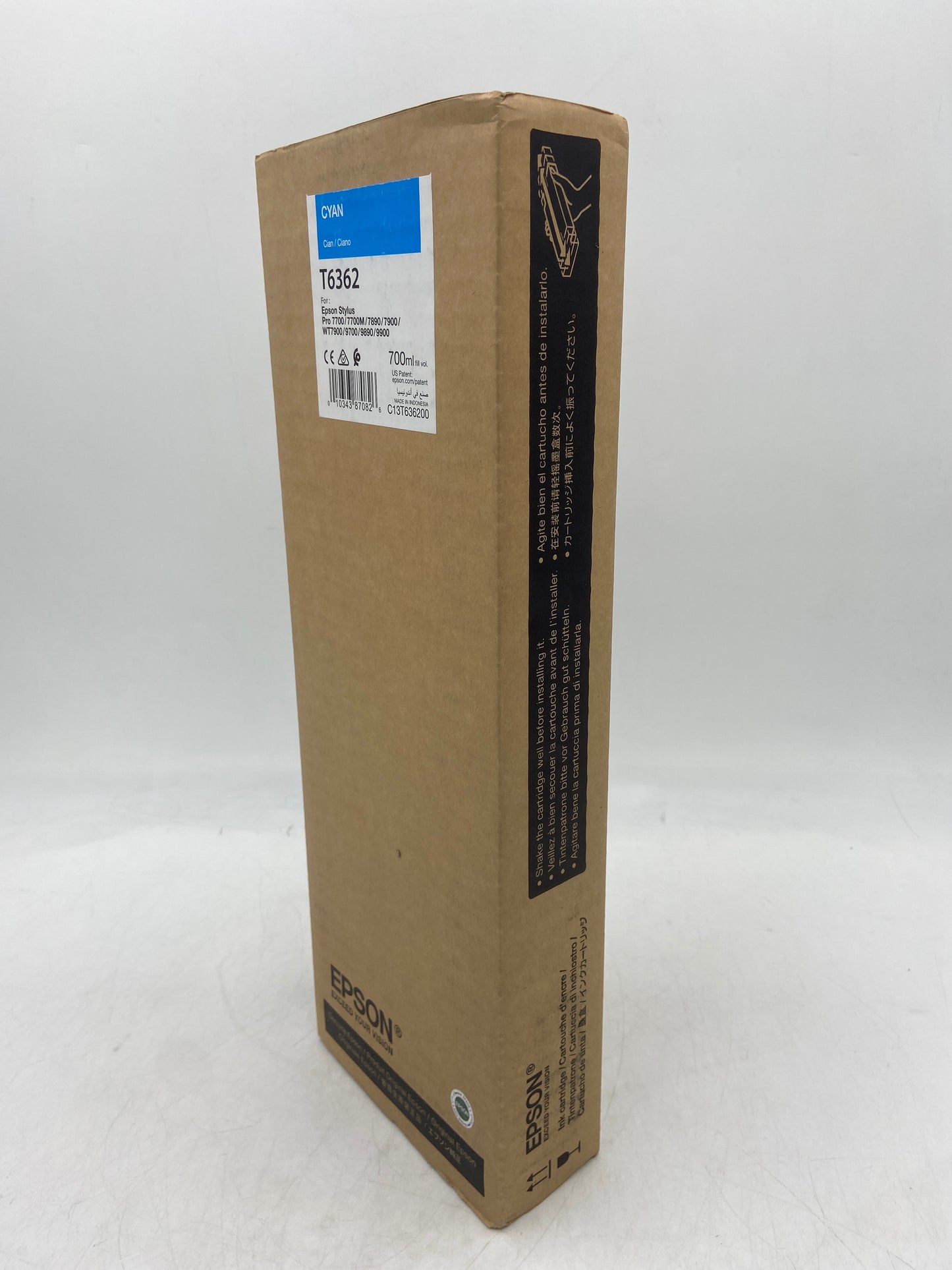 New Epson T6362 Cyan 700ml EXP 2021 Ink Cartridge for Epson Stylus Pro C13T636200