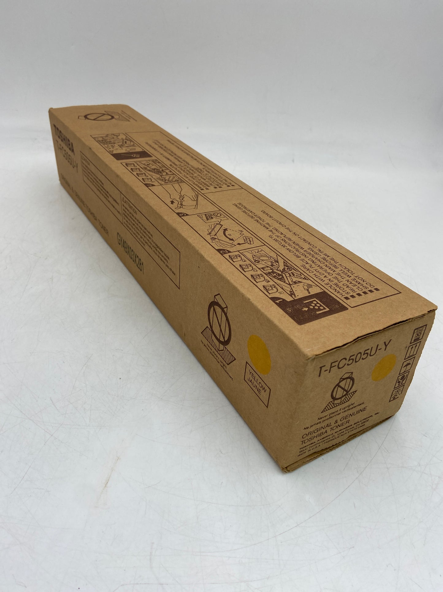 New TOSHIBA TFC505U-Y 6AK00000318 Yellow Toner Cartridge