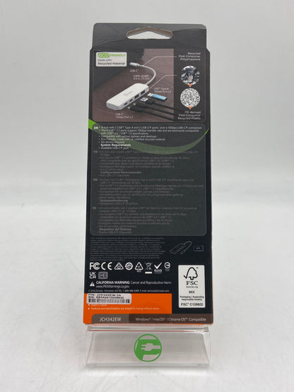 New j5 create USB-C USB-C to 4Type-c & Type A Gen 2 Hub JCH342EW