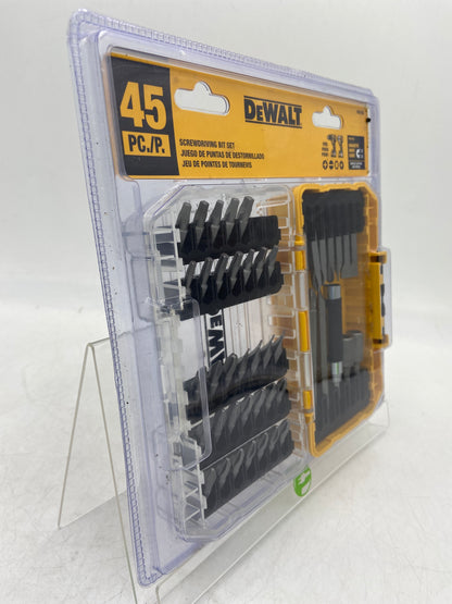 New DeWalt DW2166 45 PC. Screwdriving Bit Set