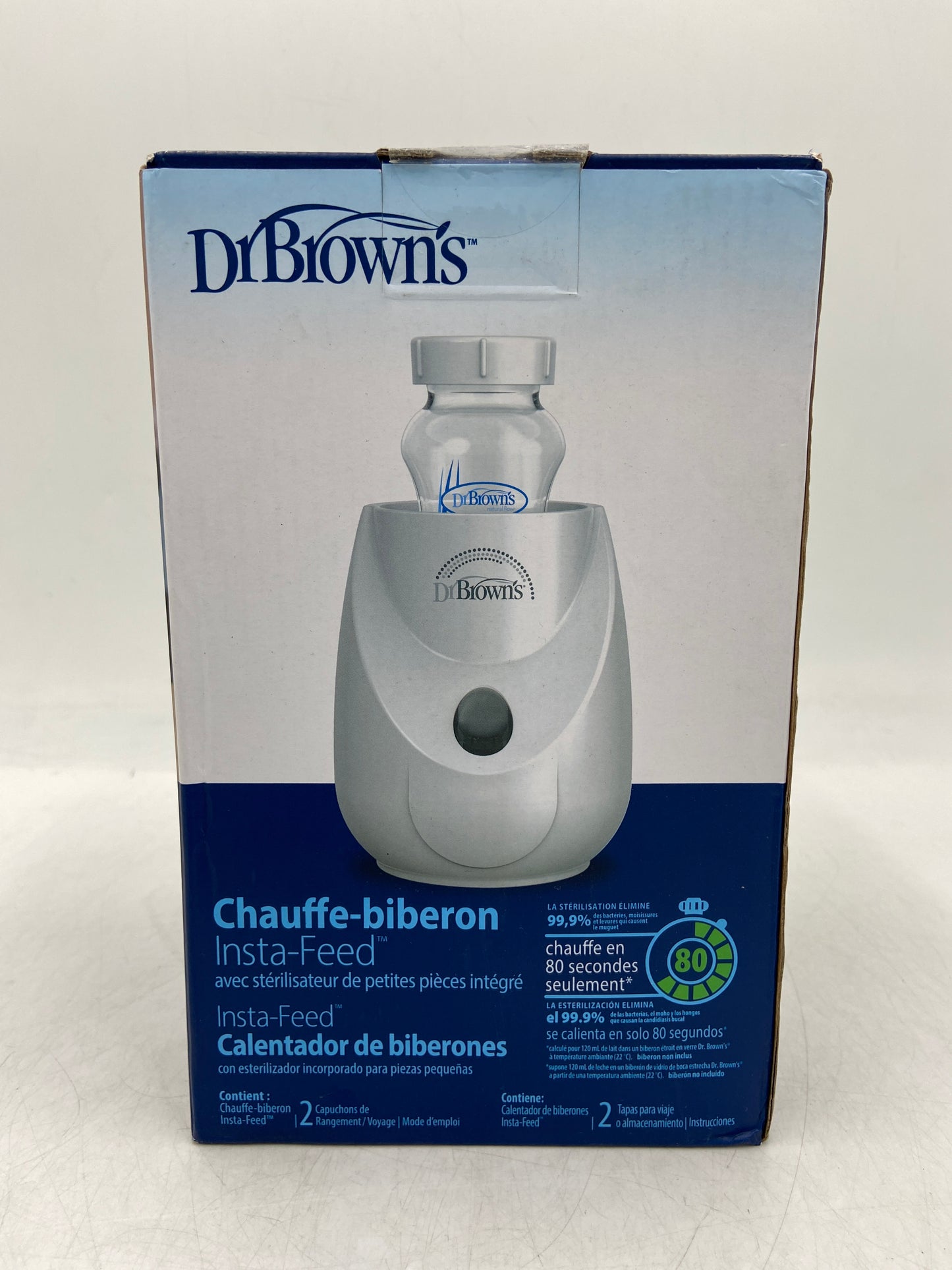 New Dr. Brown's Insta-Feed Bottle Warm AC184