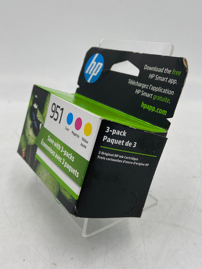 New HP 951 CR314FN Yellow, Cyan and Magenta Ink Cartridge