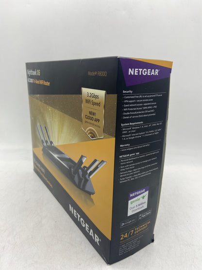 NETGEAR Nighthawk X6 AC3200 Tri-Band Smart Wi-Fi Router R8000