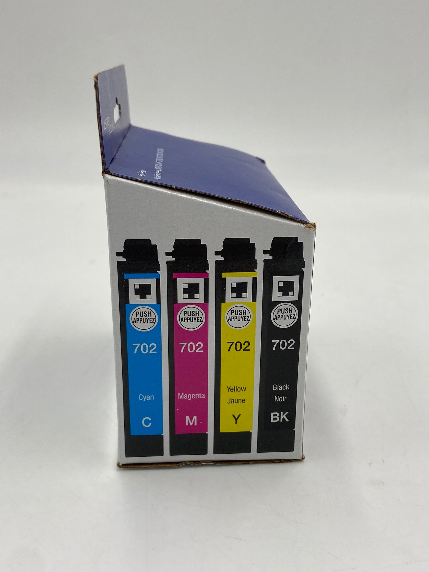 New Epson 702 Black, Yellow, Cyan and Magenta Ink Cartridge