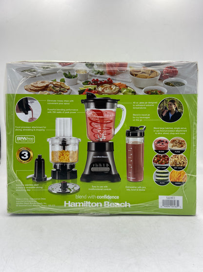 New Hamilton Beach 3 in 1 Blender & Food Processor 58163