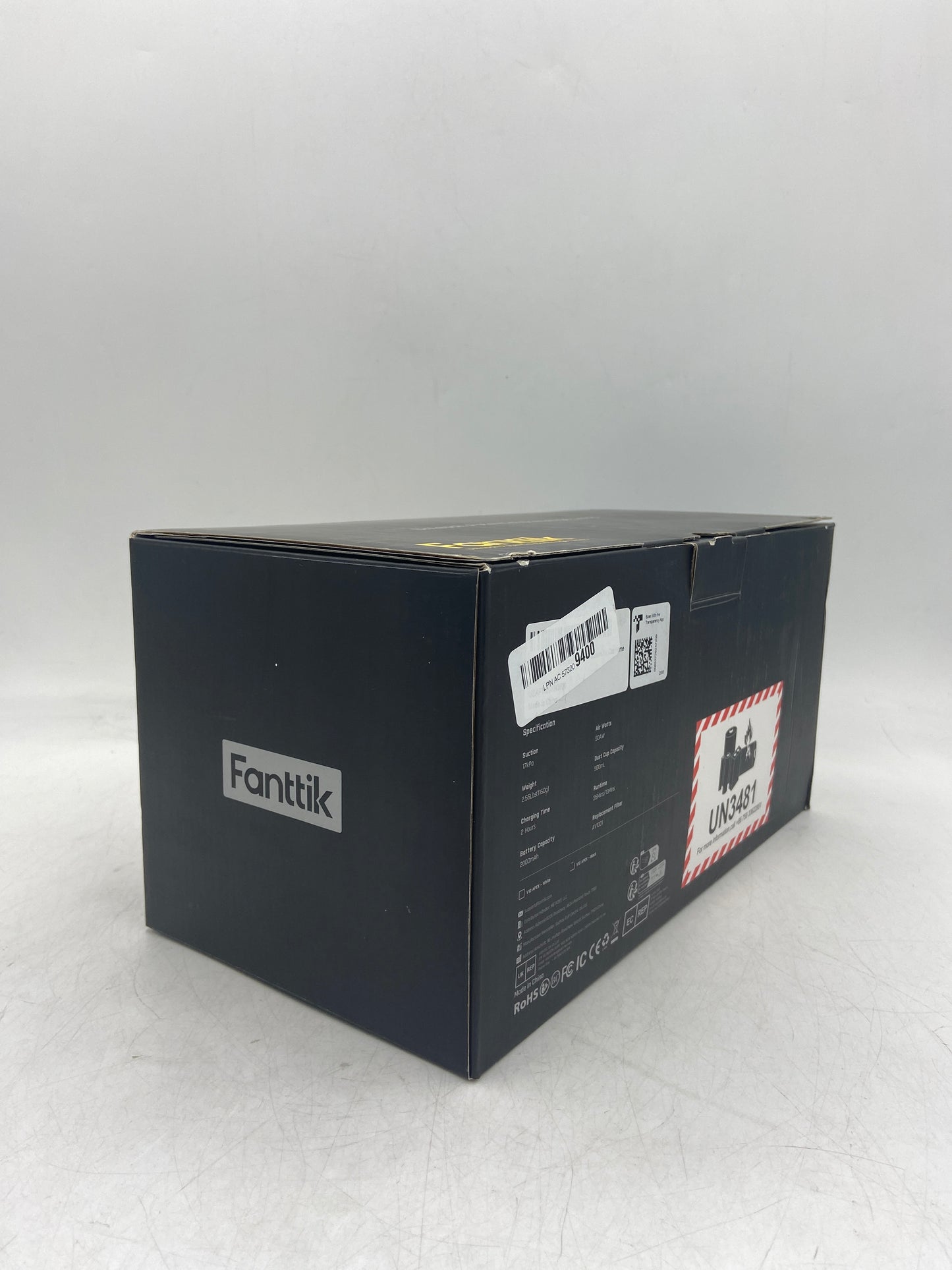 New Fanttik V10 Apex/V10 Mate Fold Black Cordless Handheld Vacuum Cleaner