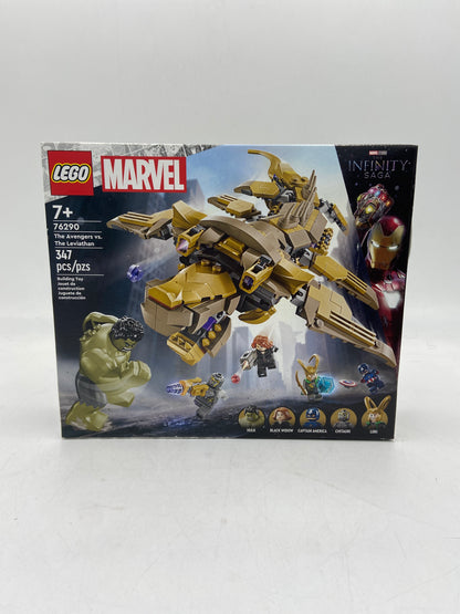 New LEGO Marvel Infinity Saga The Avengers Vs. The Leviathan Building Toy 76290