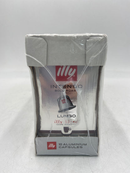 New Illy Intenso Bold Roast 100% Arabica 10-Pack Case Aluminum Coffee Capsules (100 Capsules total)