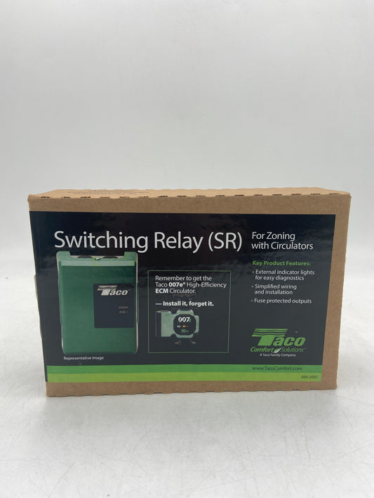New Taco 120 VAC - 12 amps Switching Relay for Zoning Circulators 080-2007 25141 0548