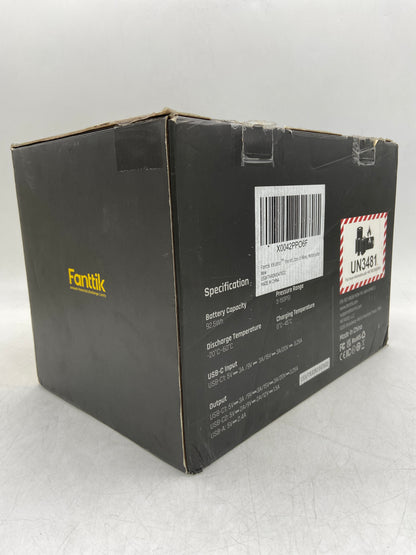 New Open Box Fanttik X9 Ultra Portable 3-In-1 V12 Aerocore Pump Tire Inflator USAFTKRDN1047602