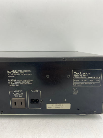 Technics Stereo Double  Cassette Deck RS-TR165