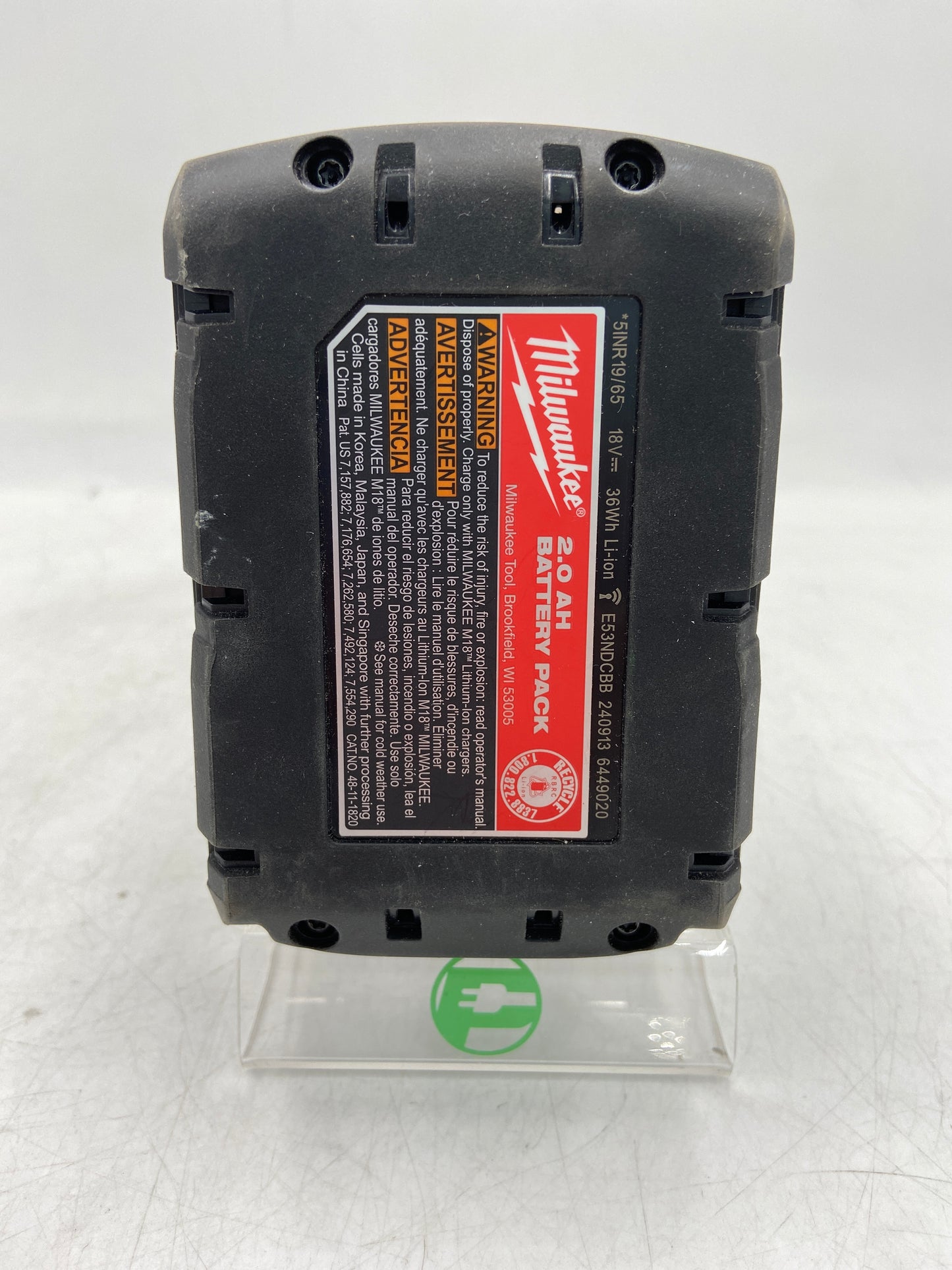 Milwaukee M18 Red Lithium CP 2.0 18V Battery Pack
