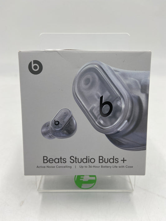 New Beats Studio Buds+ Wireless In-Ear Bluetooth Headphones Transparent A2870