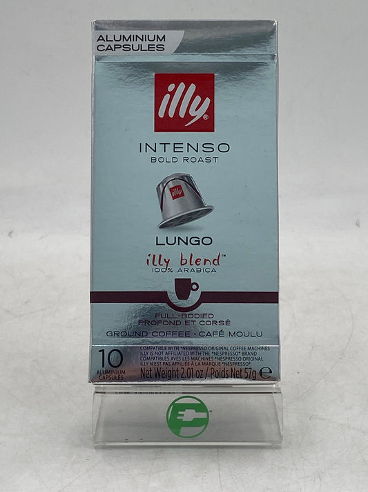 New Illy Intenso Bold Roast 100% Arabica Aluminum Coffee Capsules 10-Pack