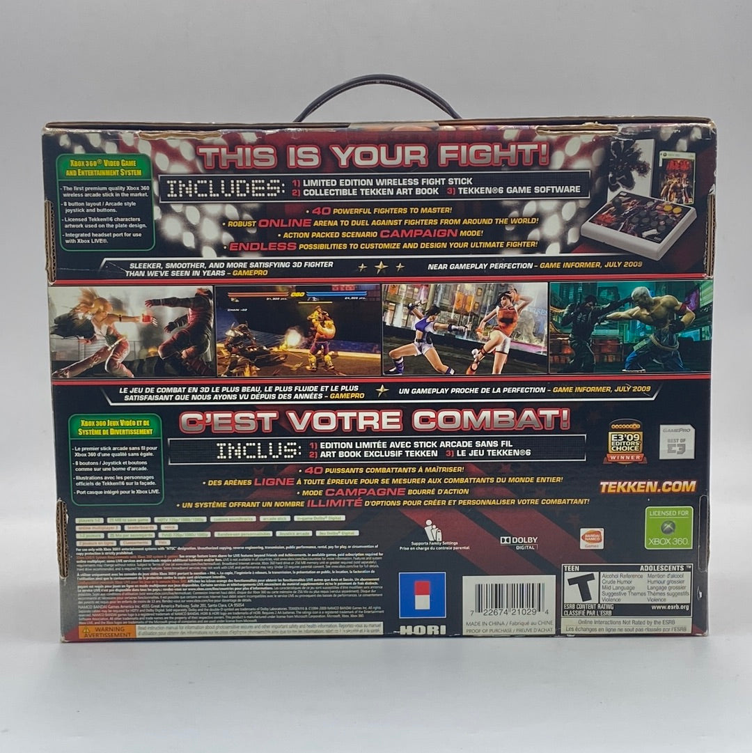 New Microsoft Limited Edition Wireless Fight Stick Tekken 6